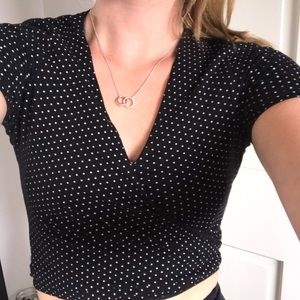 Brandy Melville wrap shirt